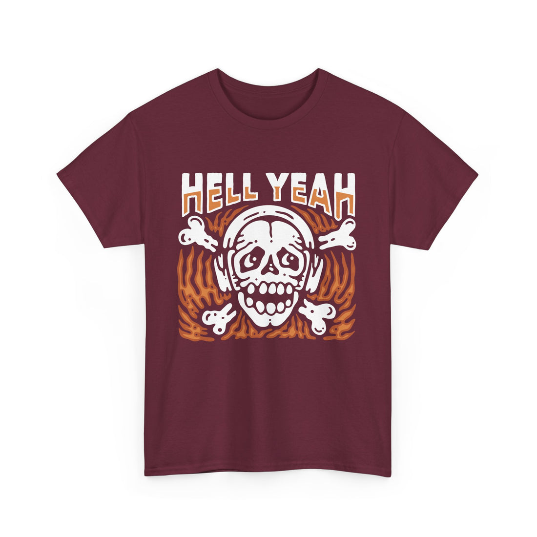Hell Yeah T-Shirt - Graphic T-Shirt from Tee Utopia