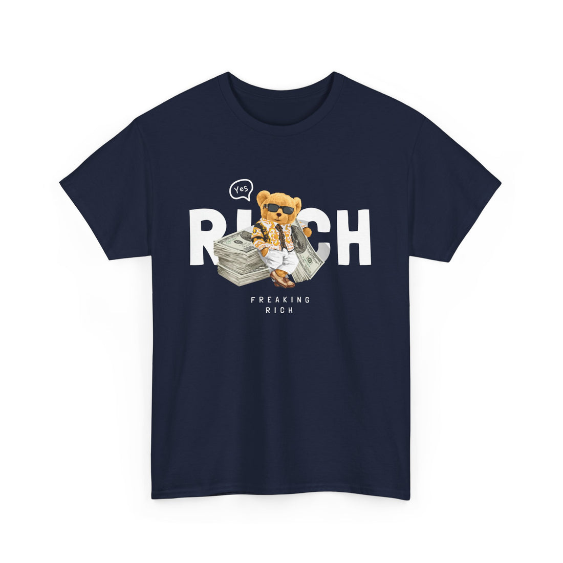 Freaking Rich T-Shirt - Graphic T-Shirt from Tee Utopia
