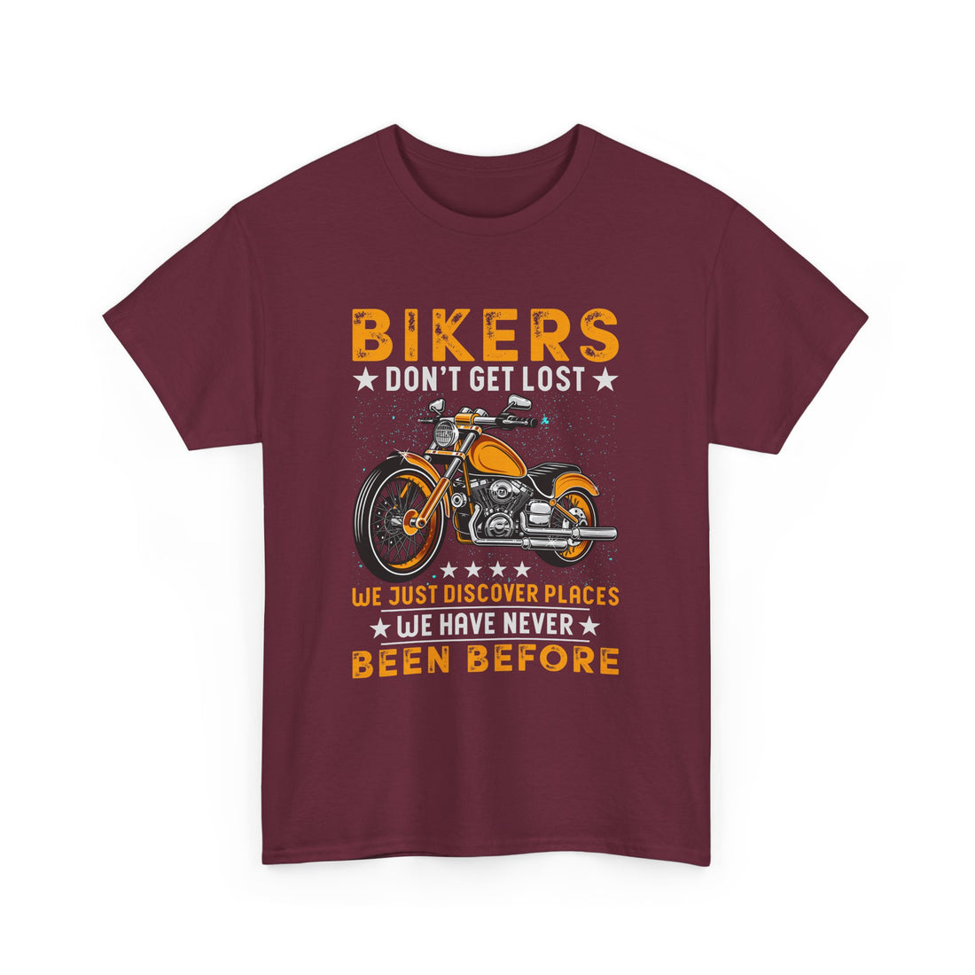 Bikers Don't Get Lost T-Shirt - Graphic T-Shirt from Tee Utopia