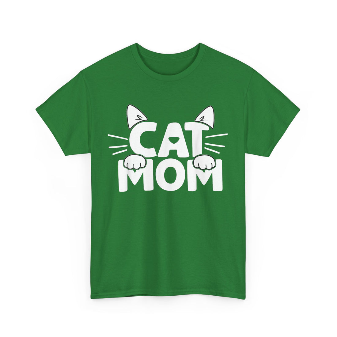 Cat Mom Whiskers T-Shirt - Graphic T-Shirt from Tee Utopia