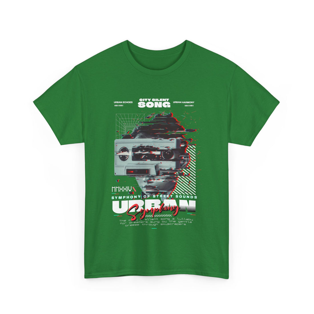 City Silent Song T-Shirt - Graphic T-Shirt from Tee Utopia