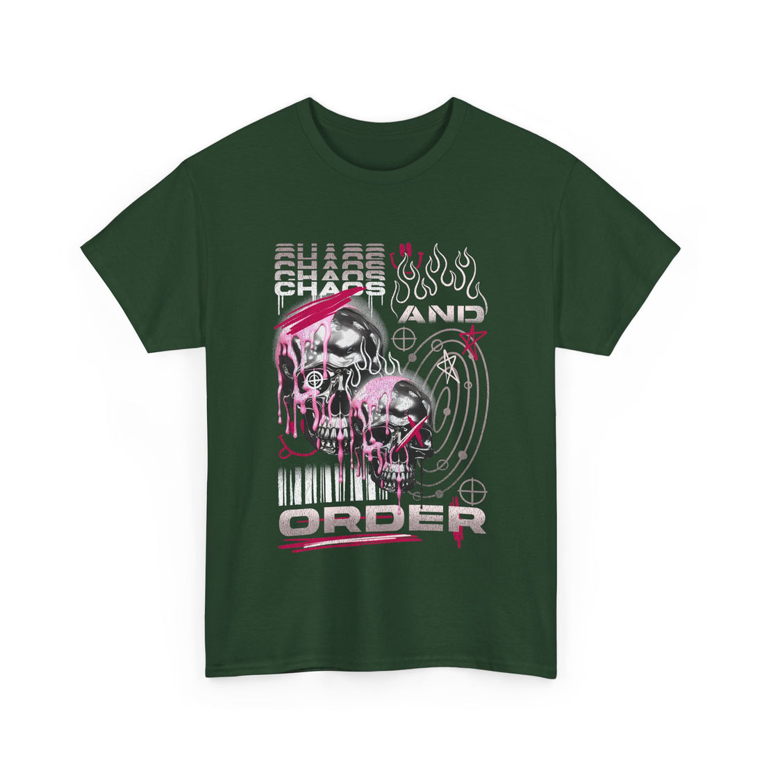 Chaos And Order T-Shirt - Graphic T-Shirt from Tee Utopia
