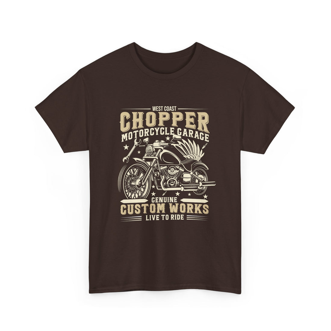 West Coast Chopper T-Shirt - Graphic T-Shirt from Tee Utopia