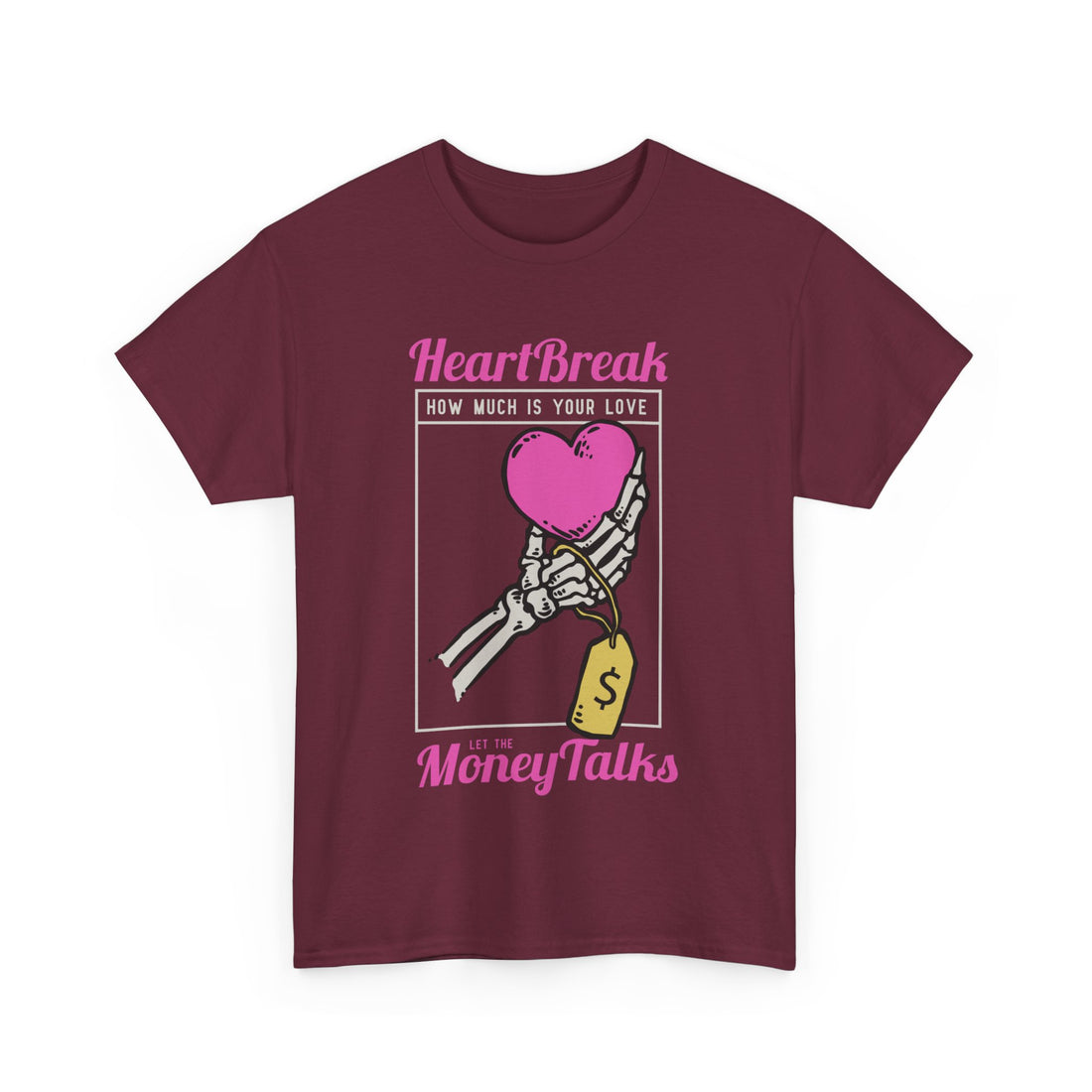 Heart Break T-Shirt - Graphic T-Shirt from Tee Utopia