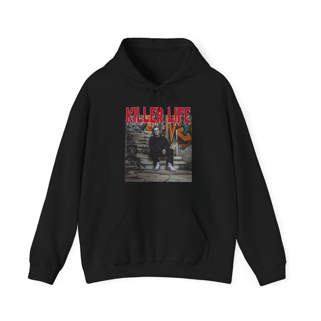 Killer Life Hoodie - Graphic Hoodie from Tee Utopia