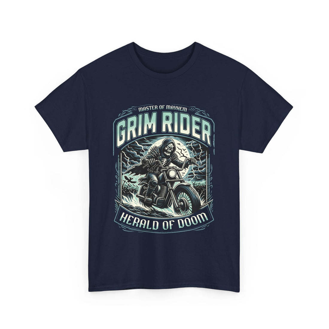Grim Rider T-Shirt - Graphic T-Shirt from Tee Utopia