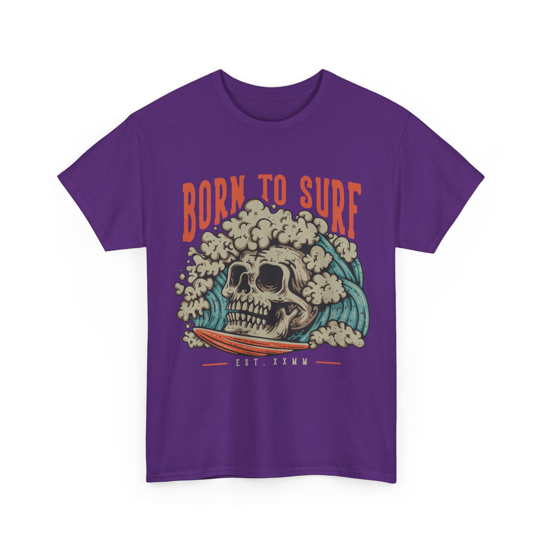 Born To Surf T-Shirt - Graphic T-Shirt from Tee Utopia