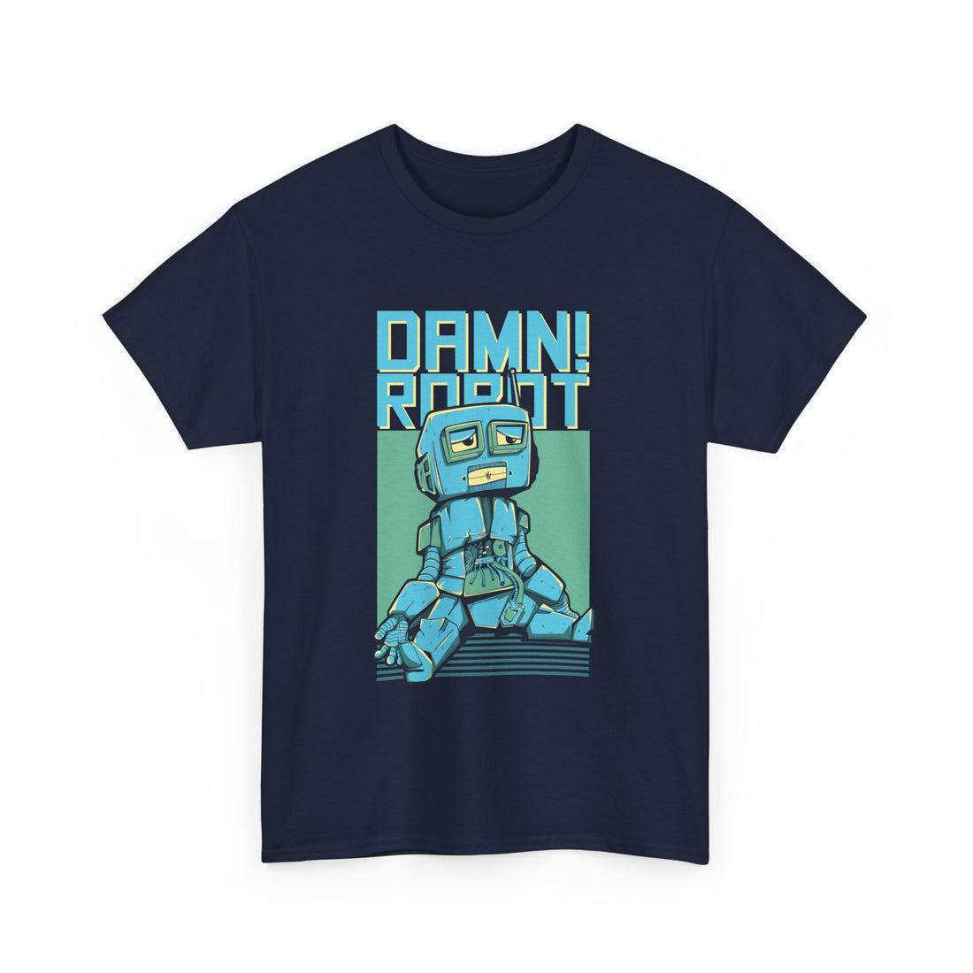 Damn! Robot T-Shirt - Graphic T-Shirt from Tee Utopia