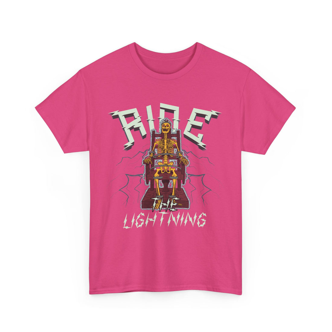 Ride The Lightning T-Shirt - Graphic T-Shirt from Tee Utopia