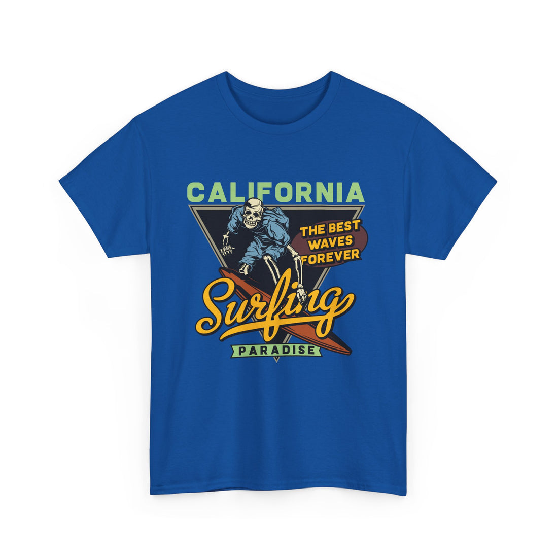 California Paradise Surfing T-Shirt - Graphic T-Shirt from Tee Utopia