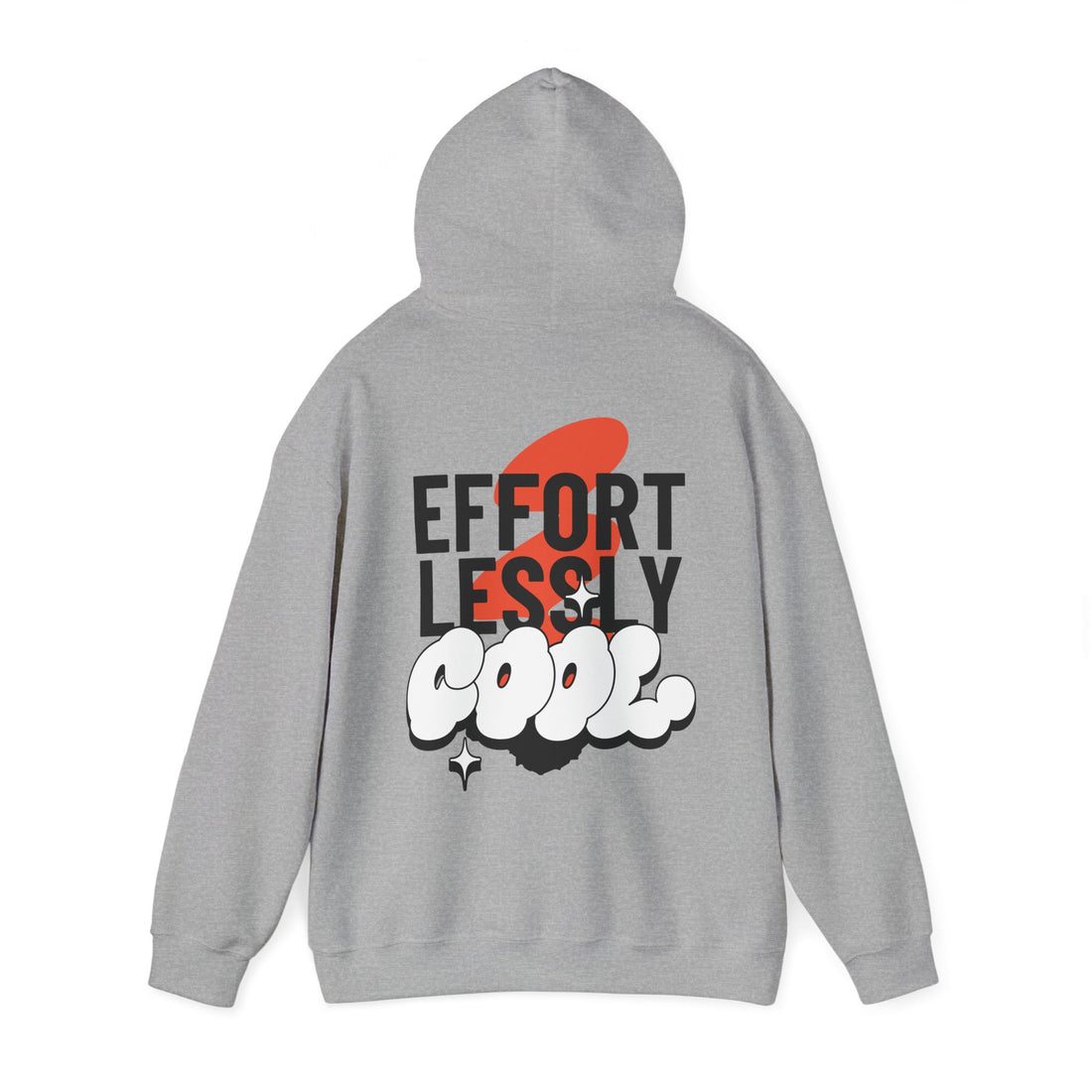 Effortlessly Cool Front and Back Hoodie - Graphic Hoodie from Tee Utopia