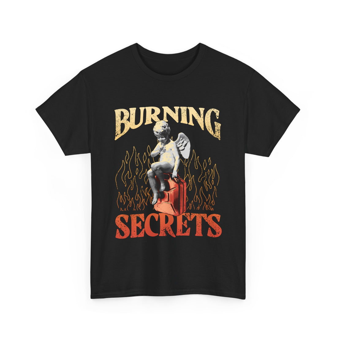 Burning Secrets T-Shirt - Graphic T-Shirt from Tee Utopia