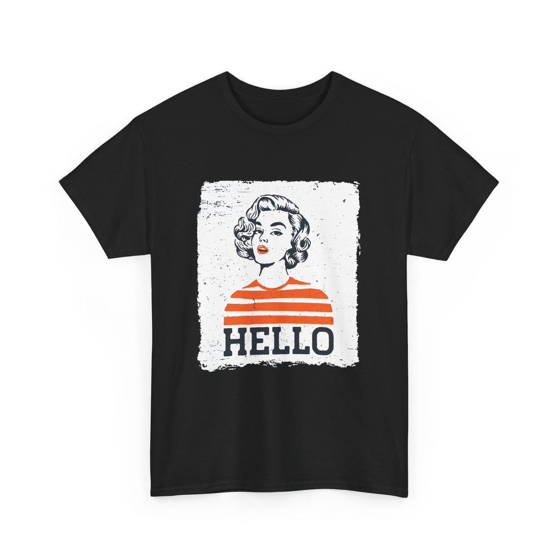 HELLO Vintage T-Shirt - Graphic T-Shirt from Tee Utopia