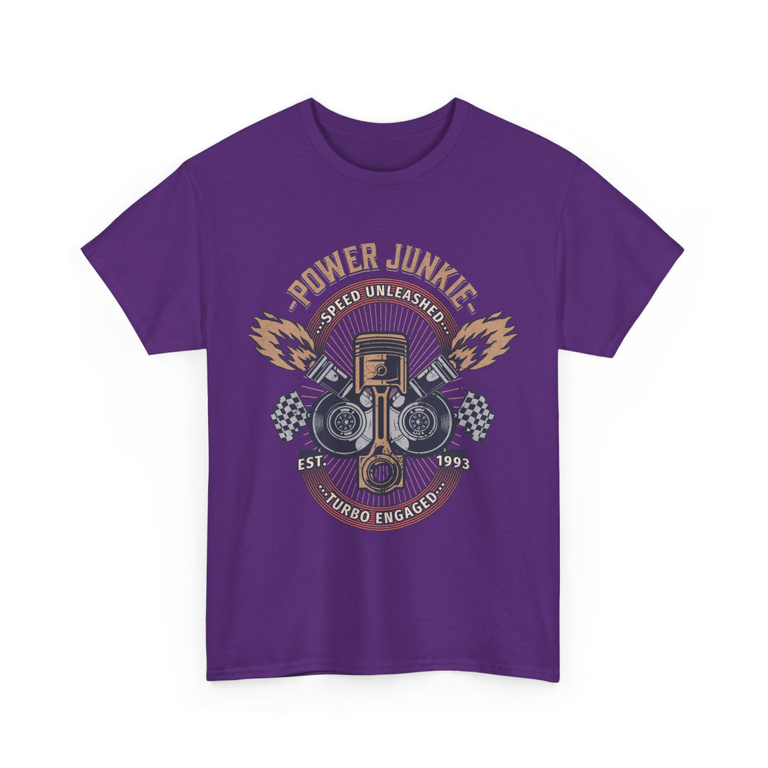Power Junkie T-Shirt - Graphic T-Shirt from Tee Utopia