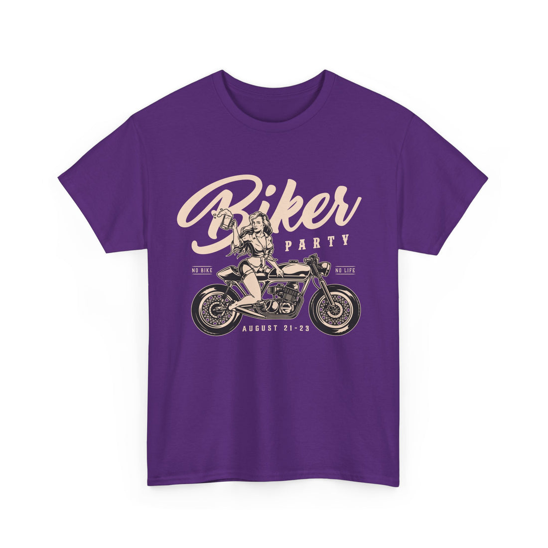 Biker Party T-Shirt - Graphic T-Shirt from Tee Utopia