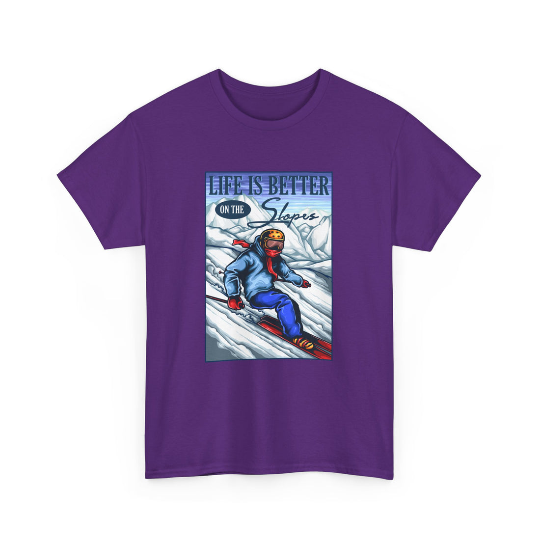 Life Is Better On The Slopes T-Shirt - Graphic T-Shirt from Tee Utopia