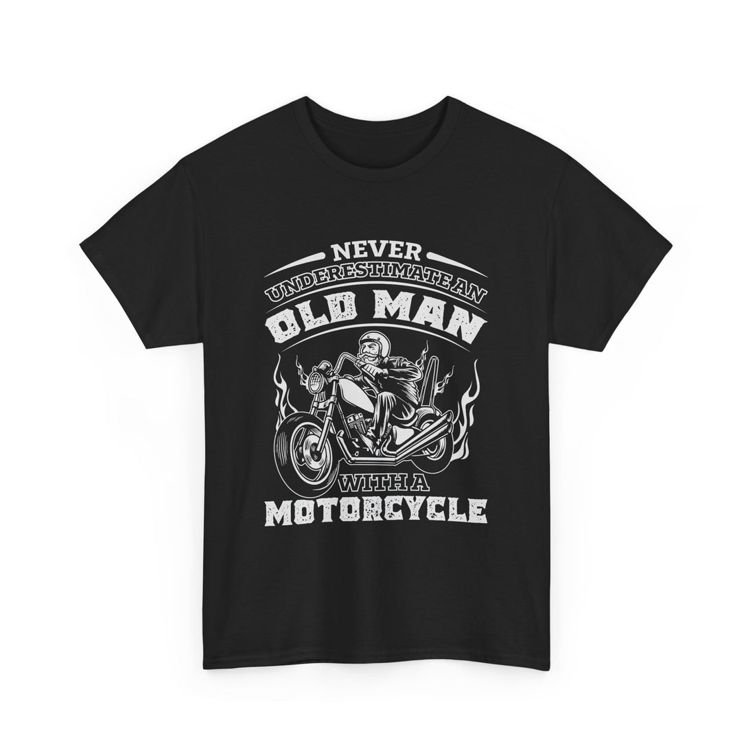 Never Underestimate An Old Man T-Shirt - Graphic T-Shirt from Tee Utopia