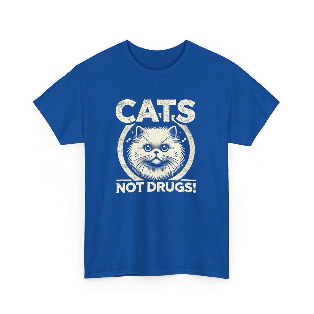 Cats Not Drugs T-Shirt - Graphic T-Shirt from Tee Utopia