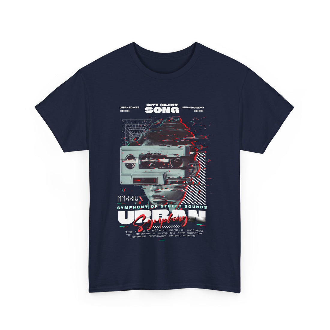 City Silent Song T-Shirt - Graphic T-Shirt from Tee Utopia