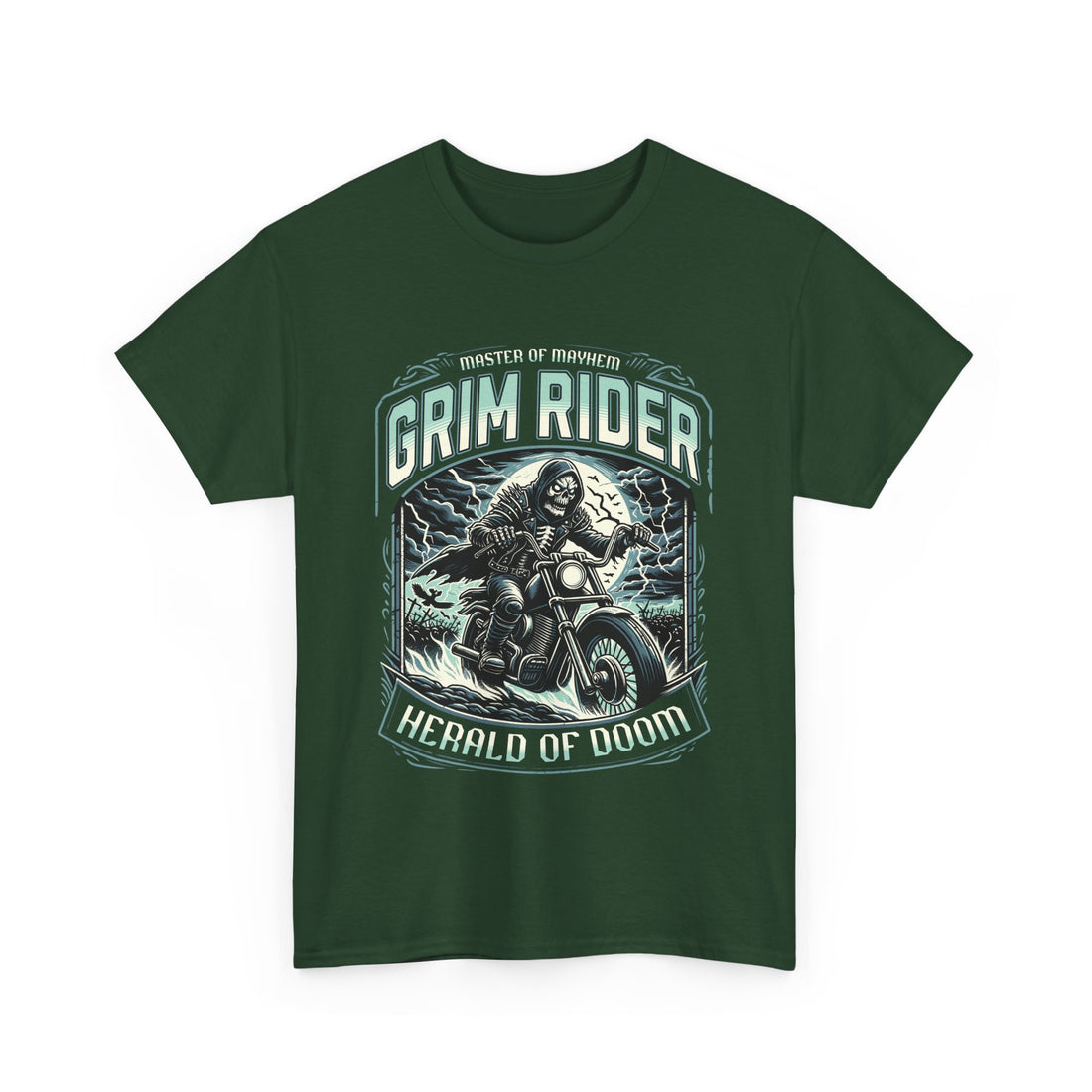 Grim Rider T-Shirt - Graphic T-Shirt from Tee Utopia