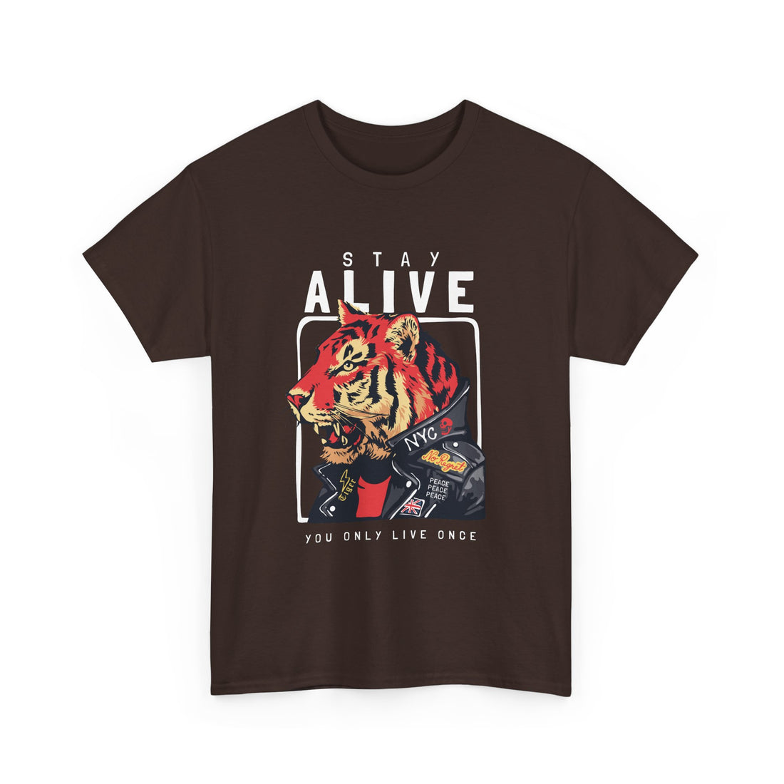 Stay Alive T-Shirt - Graphic T-Shirt from Tee Utopia