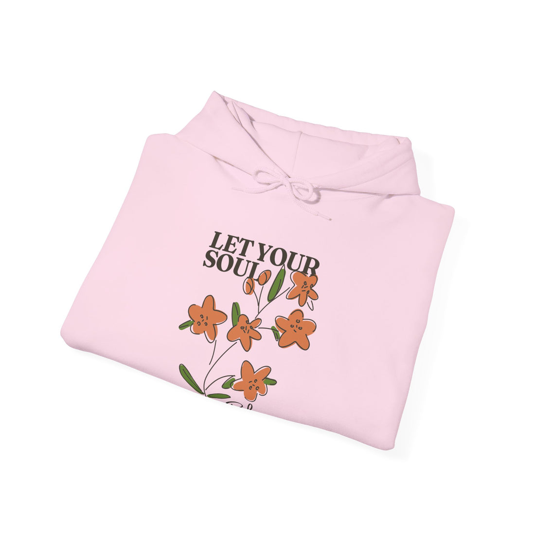 Let Your Soul Blossom Hoodie - Graphic Hoodie from Tee Utopia