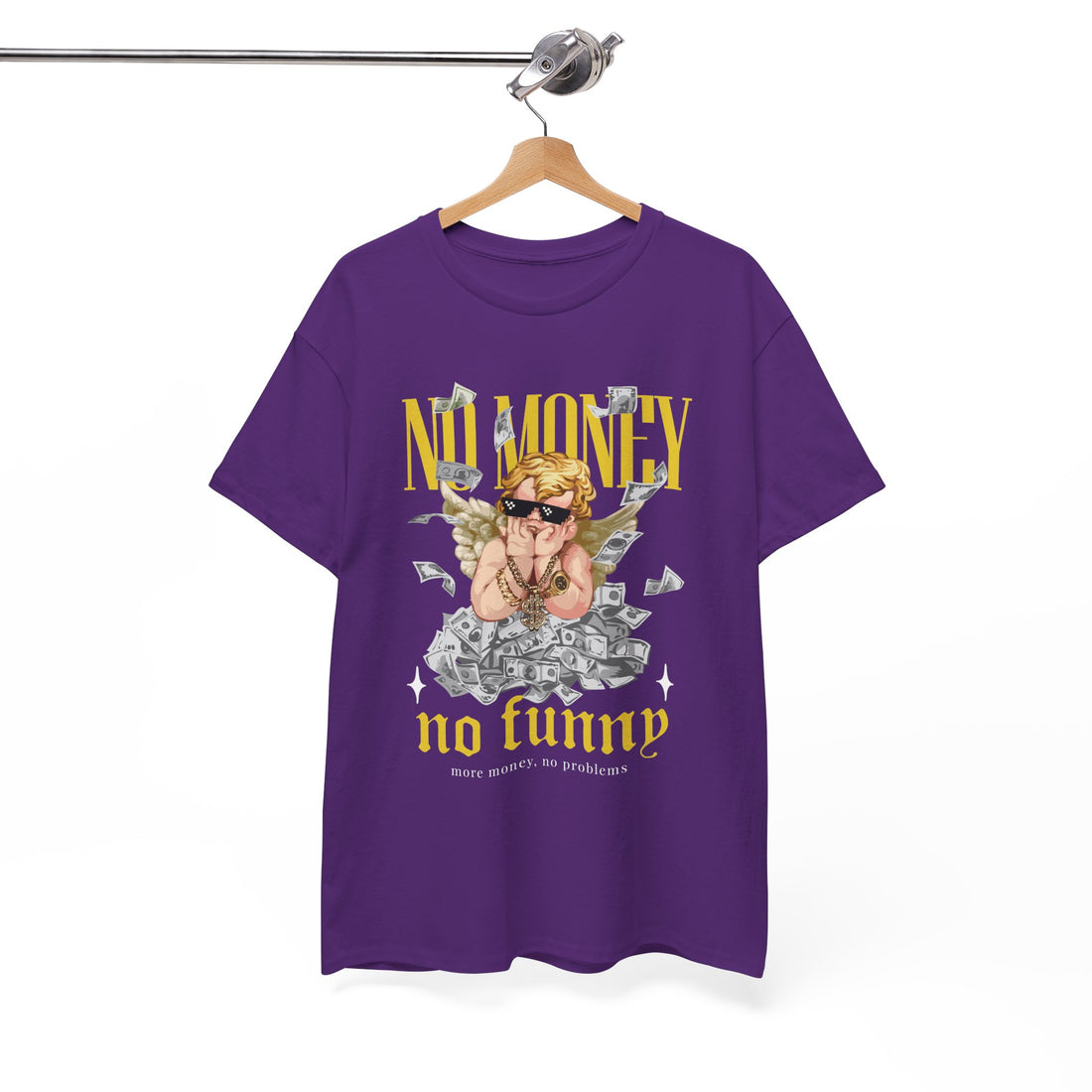 No Money No Funny T-Shirt - Graphic T-Shirt from Tee Utopia