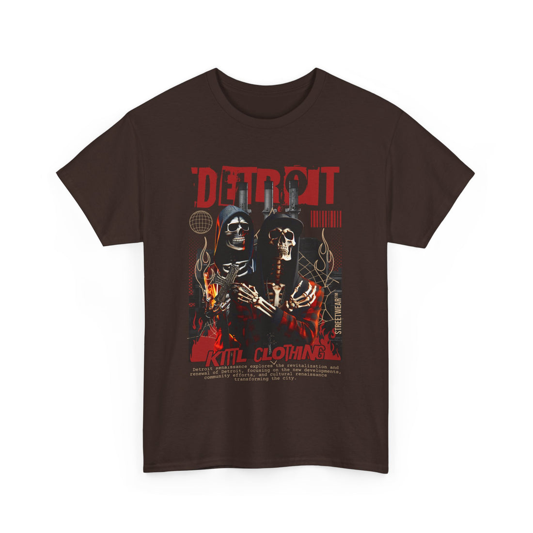 Detroit T-Shirt - Graphic T-Shirt from Tee Utopia