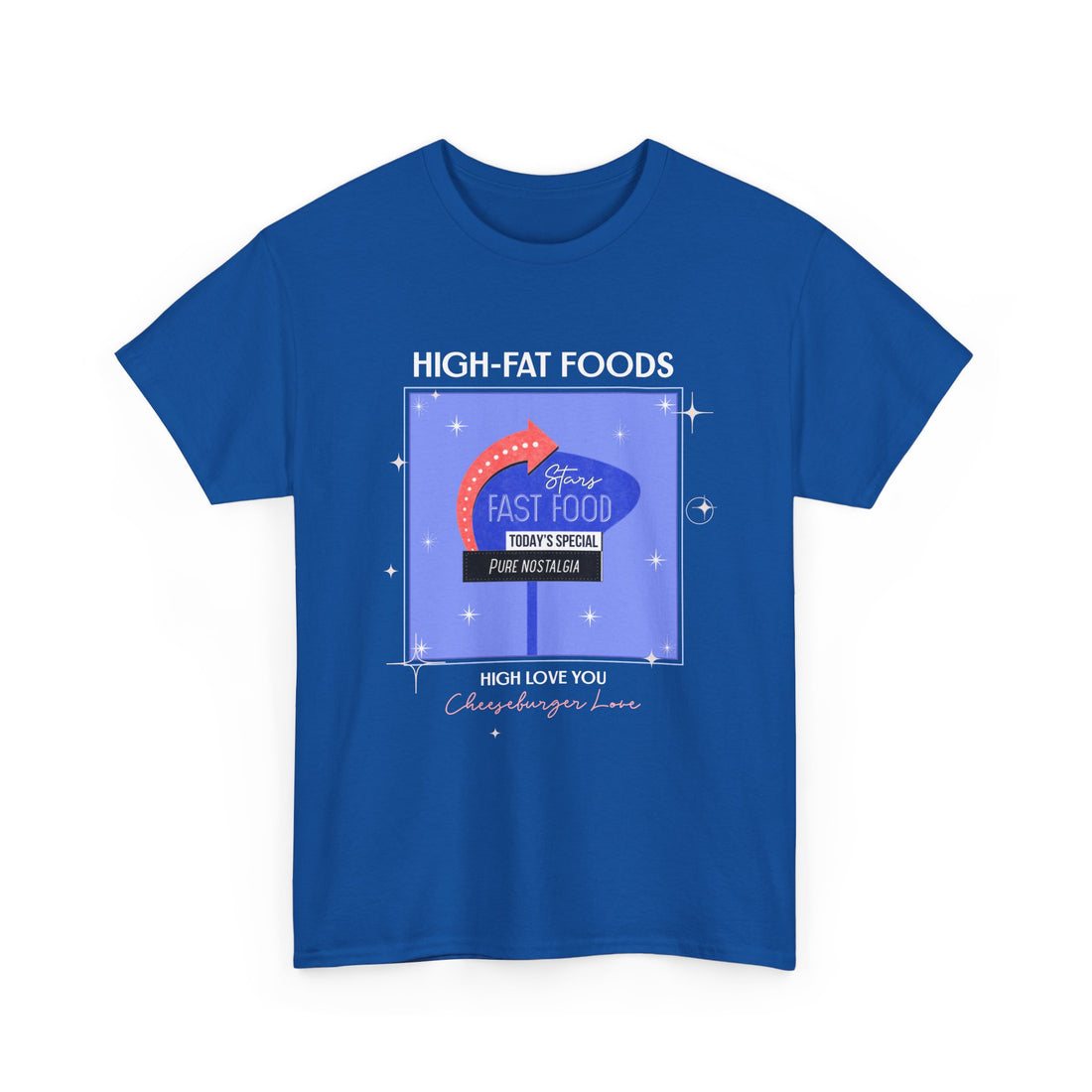 High-Fat Foods T-Shirt - Graphic T-Shirt from Tee Utopia
