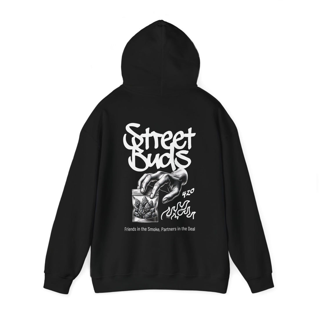 Street Buds Front and Back Hoodie