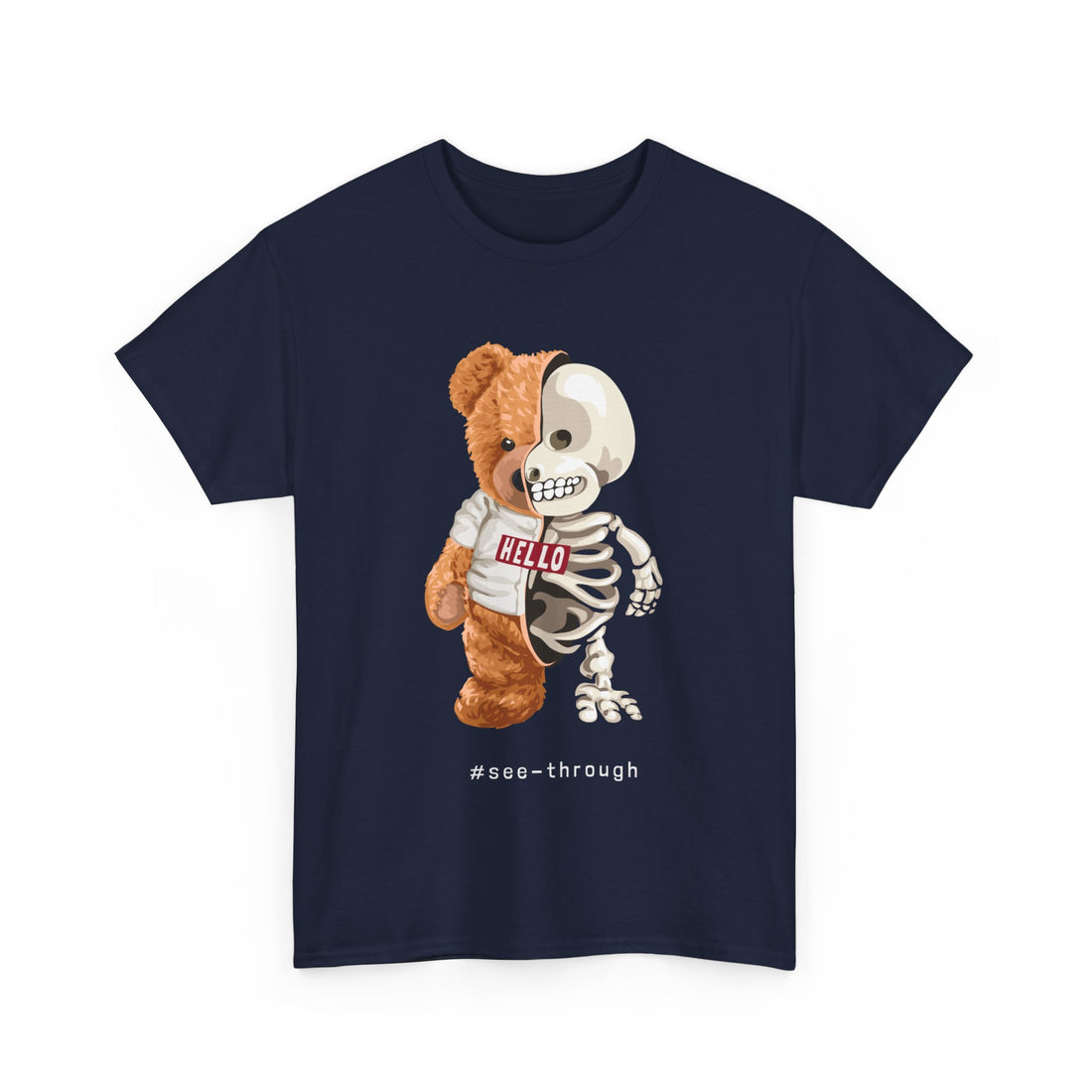 HELLO See-Through T-Shirt - Graphic T-Shirt from Tee Utopia