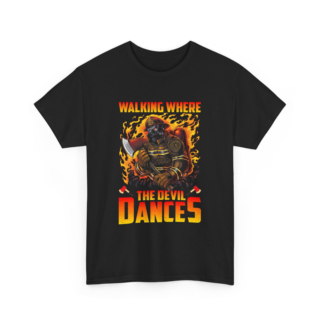 Walking Where The Devil Dances T-Shirt - Graphic T-Shirt from Tee Utopia