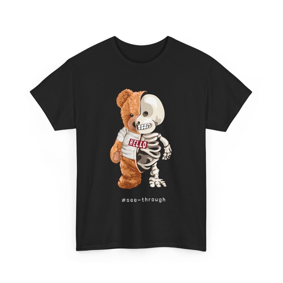 HELLO See-Through T-Shirt - Graphic T-Shirt from Tee Utopia