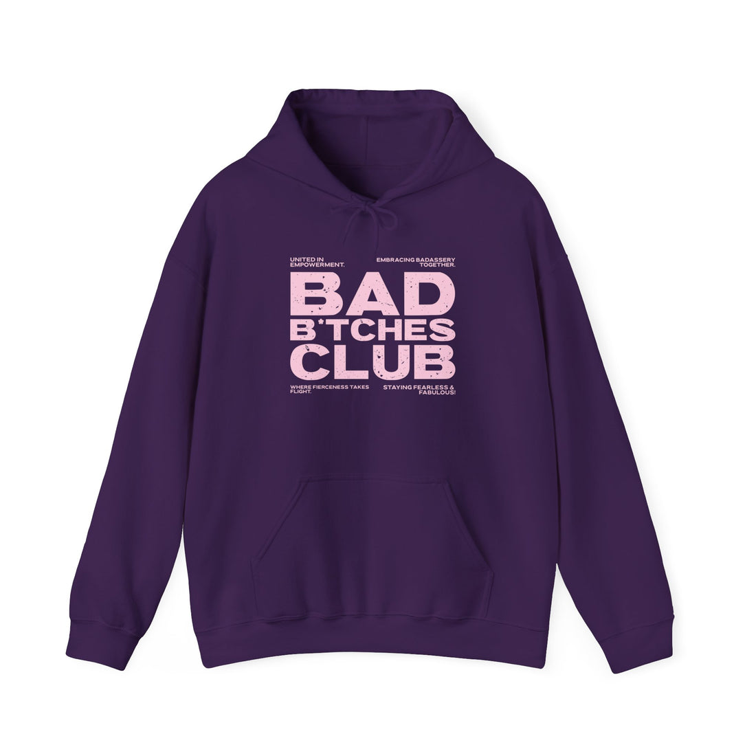 Bad Bitches Club Hoodie - Graphic Hoodie from Tee Utopia