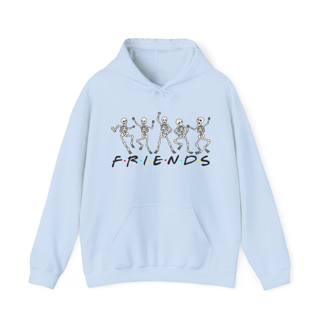 Friends Skeleton Hoodie - Graphic Hoodie from Tee Utopia