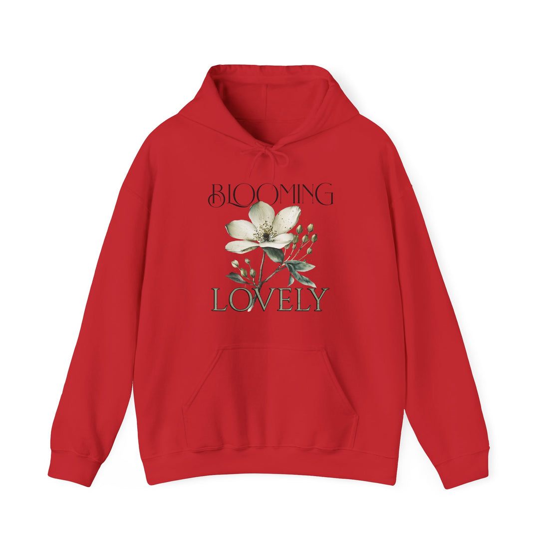 Blooming Lovely Hoodie - Graphic Hoodie from Tee Utopia