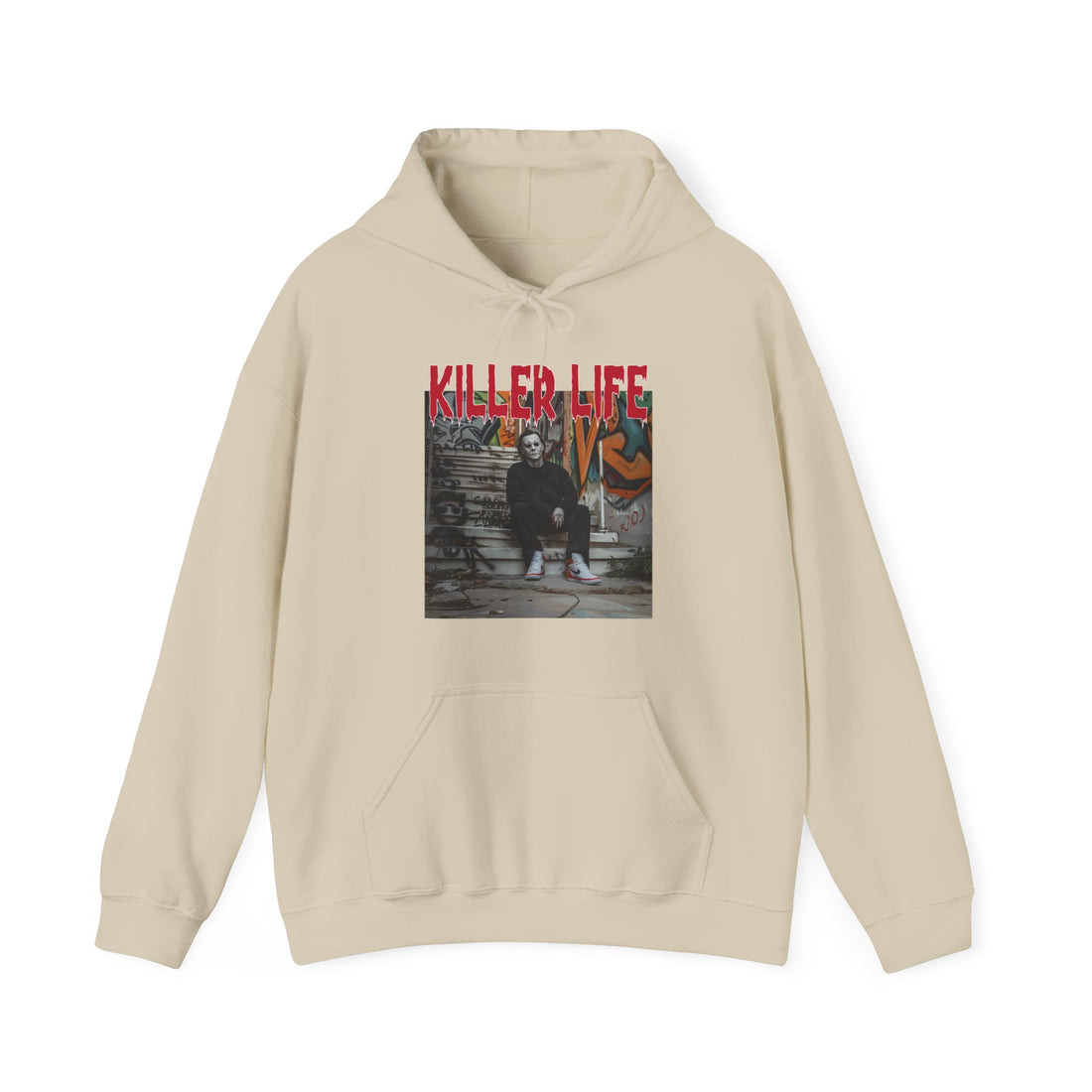 Killer Life Hoodie - Graphic Hoodie from Tee Utopia