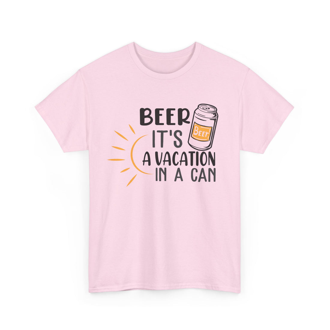 Beer A Vacation In a Can  T-Shirt - Graphic T-Shirt from Tee Utopia