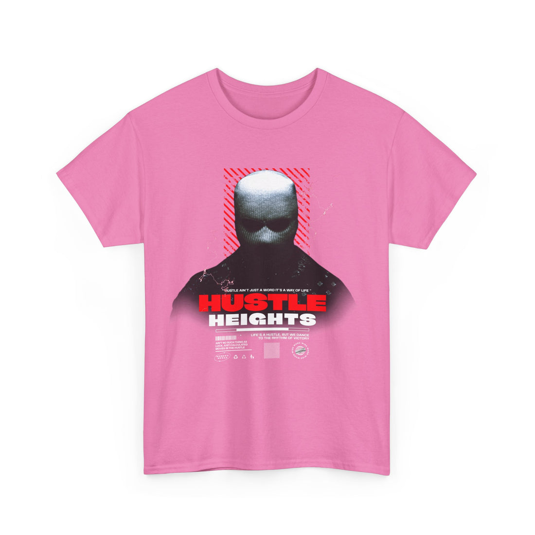 Hustle Heights T-Shirt - Graphic T-Shirt from Tee Utopia