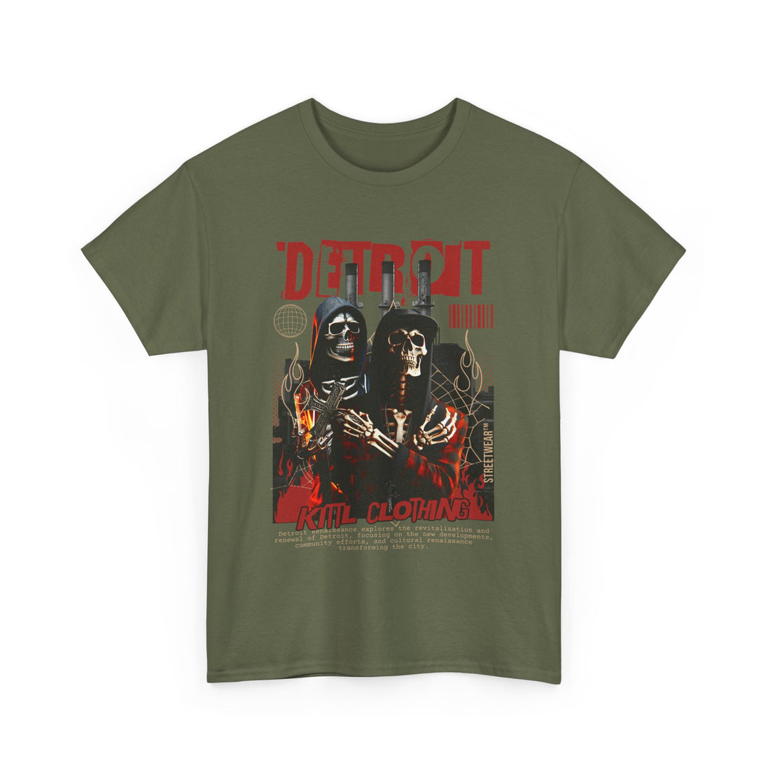 Detroit T-Shirt - Graphic T-Shirt from Tee Utopia