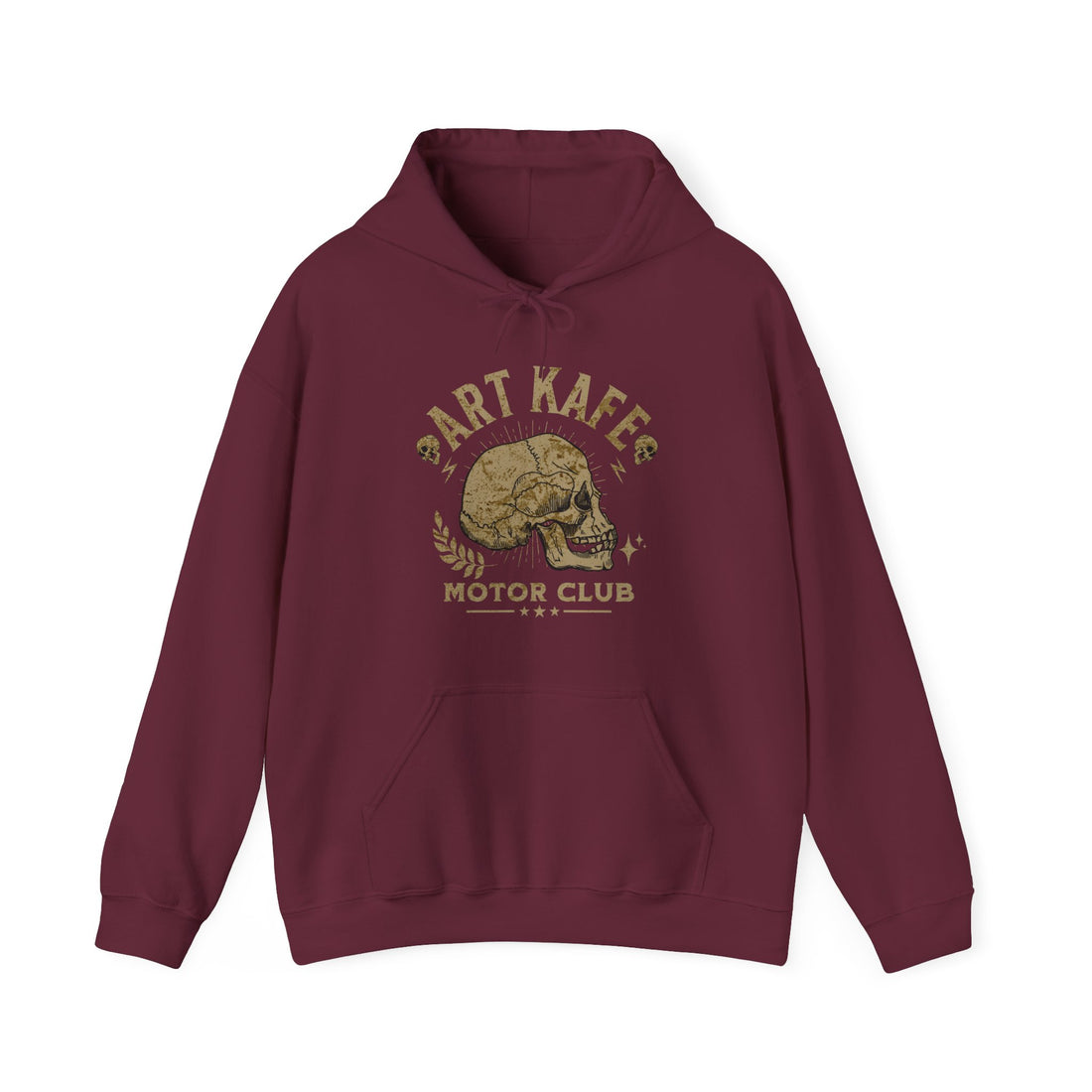 Art Kafe Motor Club Hoodie - Graphic Hoodie from Tee Utopia