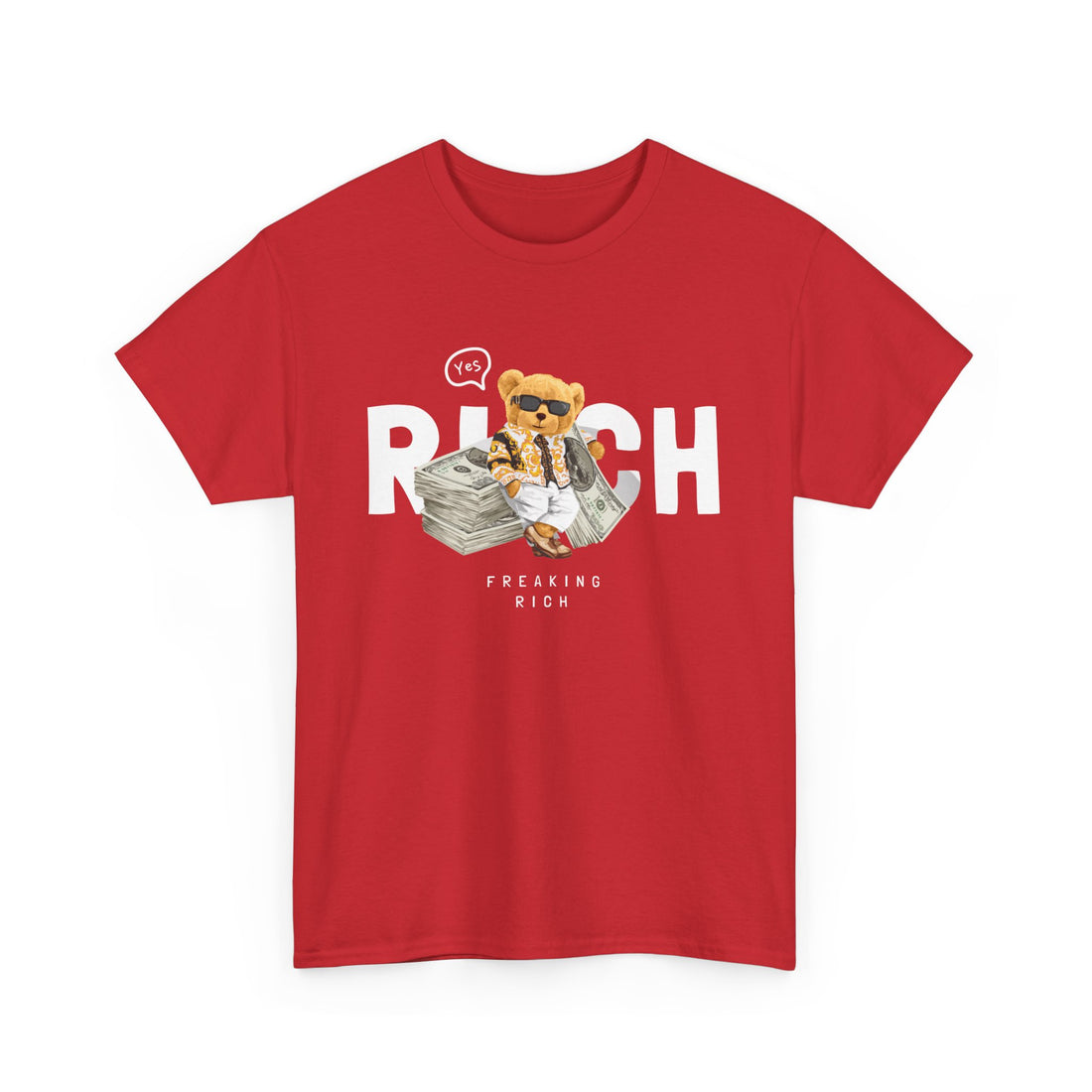 Freaking Rich T-Shirt - Graphic T-Shirt from Tee Utopia