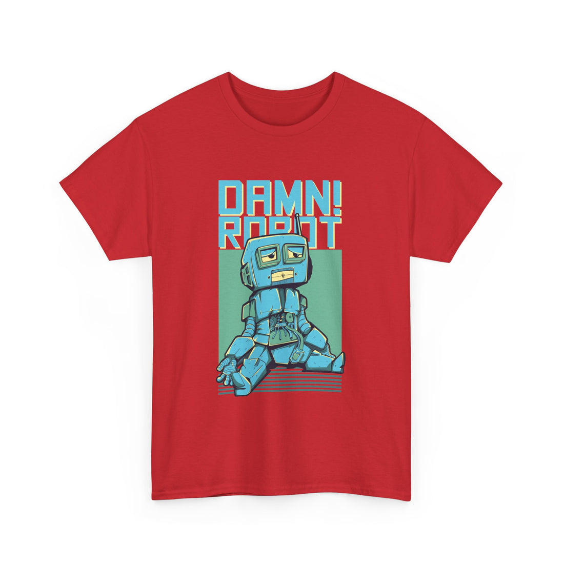 Damn! Robot T-Shirt - Graphic T-Shirt from Tee Utopia