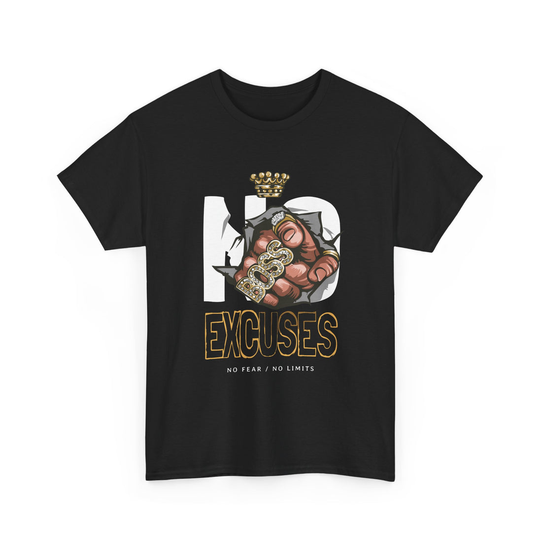 No Excuses T-Shirt - Graphic T-Shirt from Tee Utopia