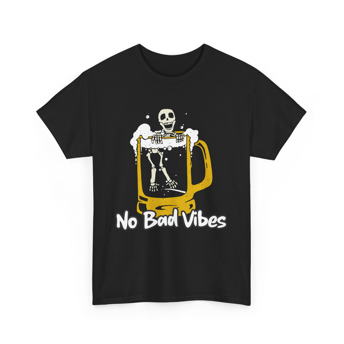 No Bad Vibes T-Shirt - Graphic T-Shirt from Tee Utopia