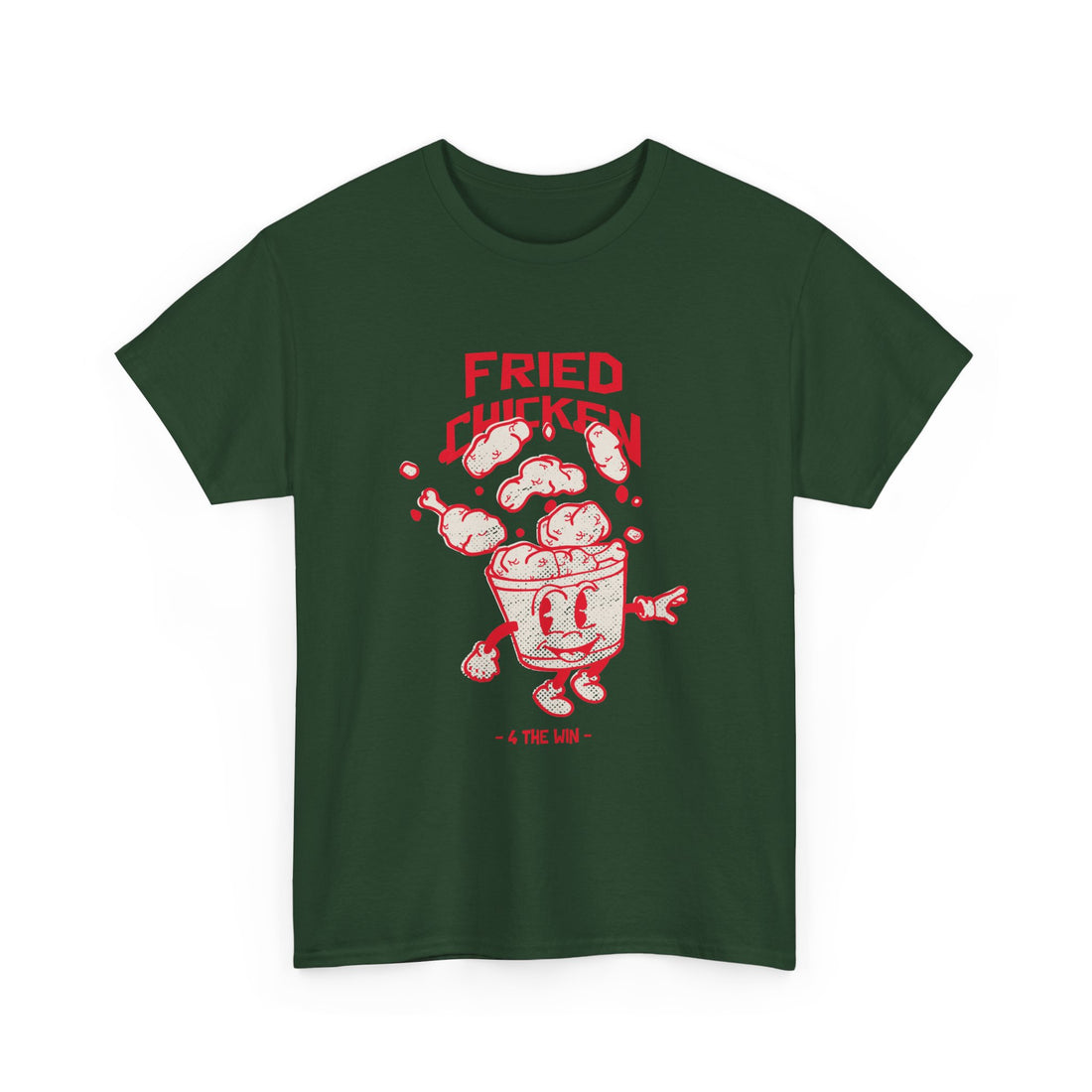 Fried Chicken 4 The Win T-Shirt - Graphic T-Shirt from Tee Utopia