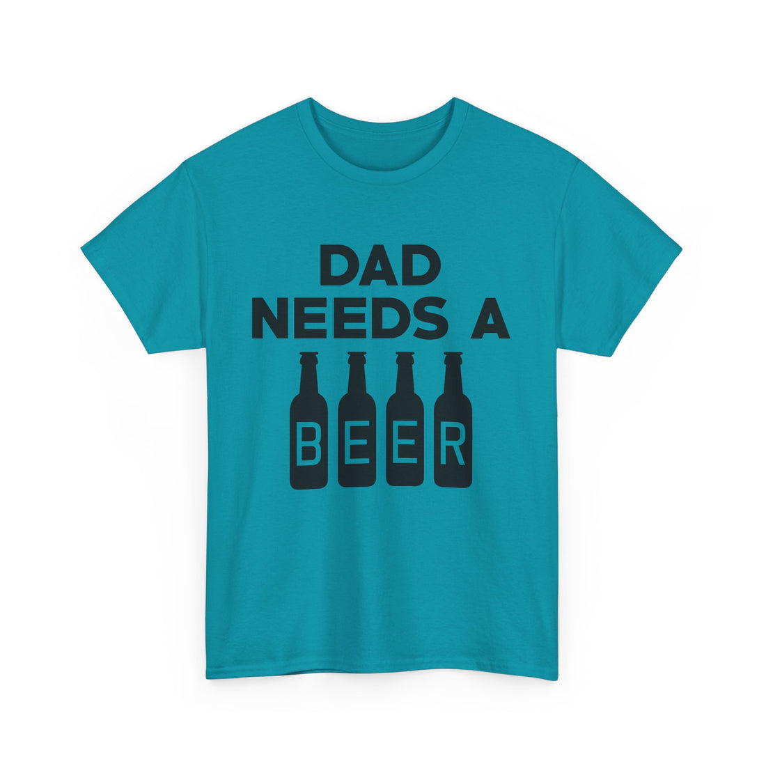 Dad Needs a Beer T-Shirt - Graphic T-Shirt from Tee Utopia