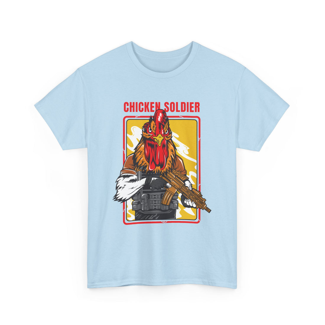 Chicken Soldier T-Shirt - Graphic T-Shirt from Tee Utopia