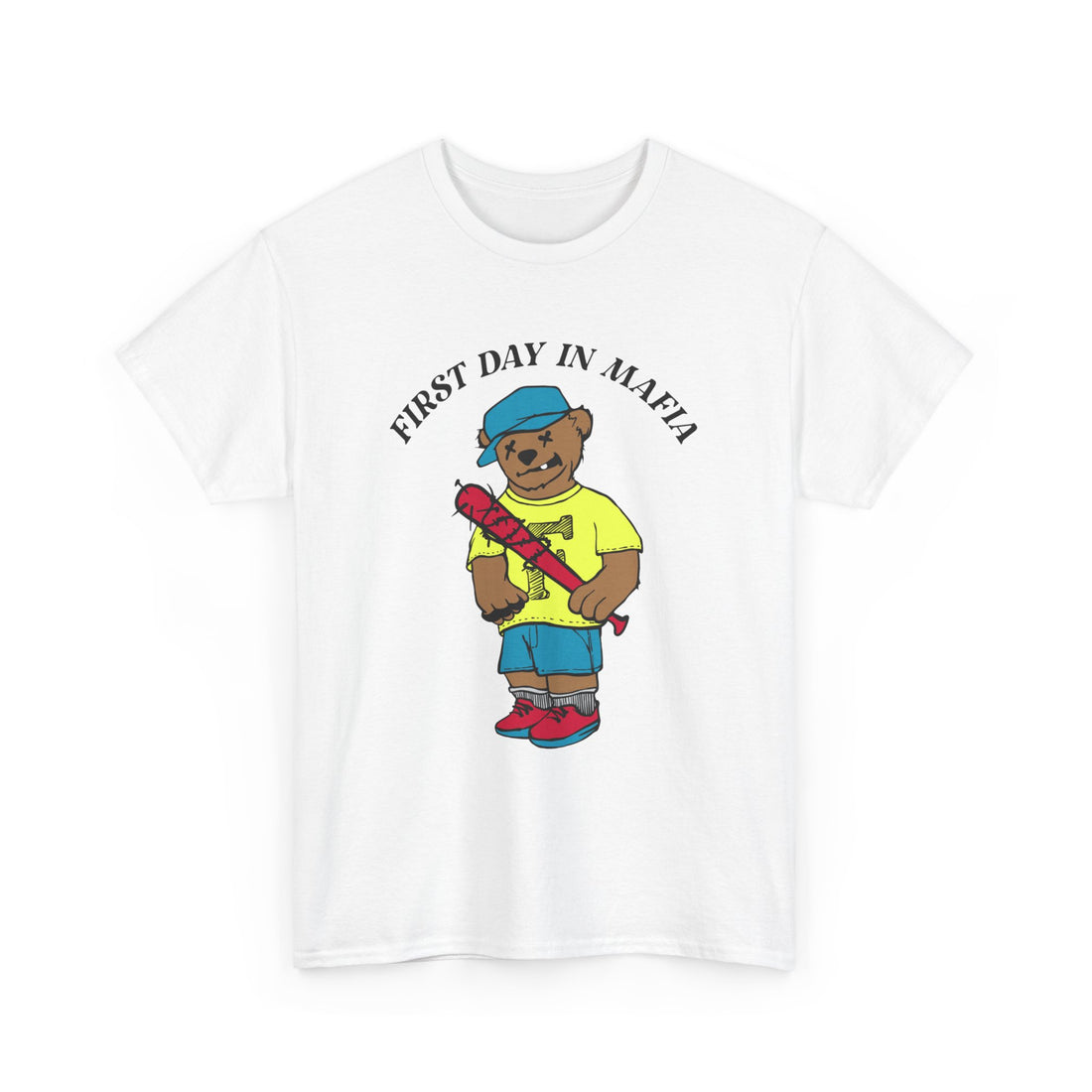 First Day In Mafia T-Shirt - Graphic T-Shirt from Tee Utopia