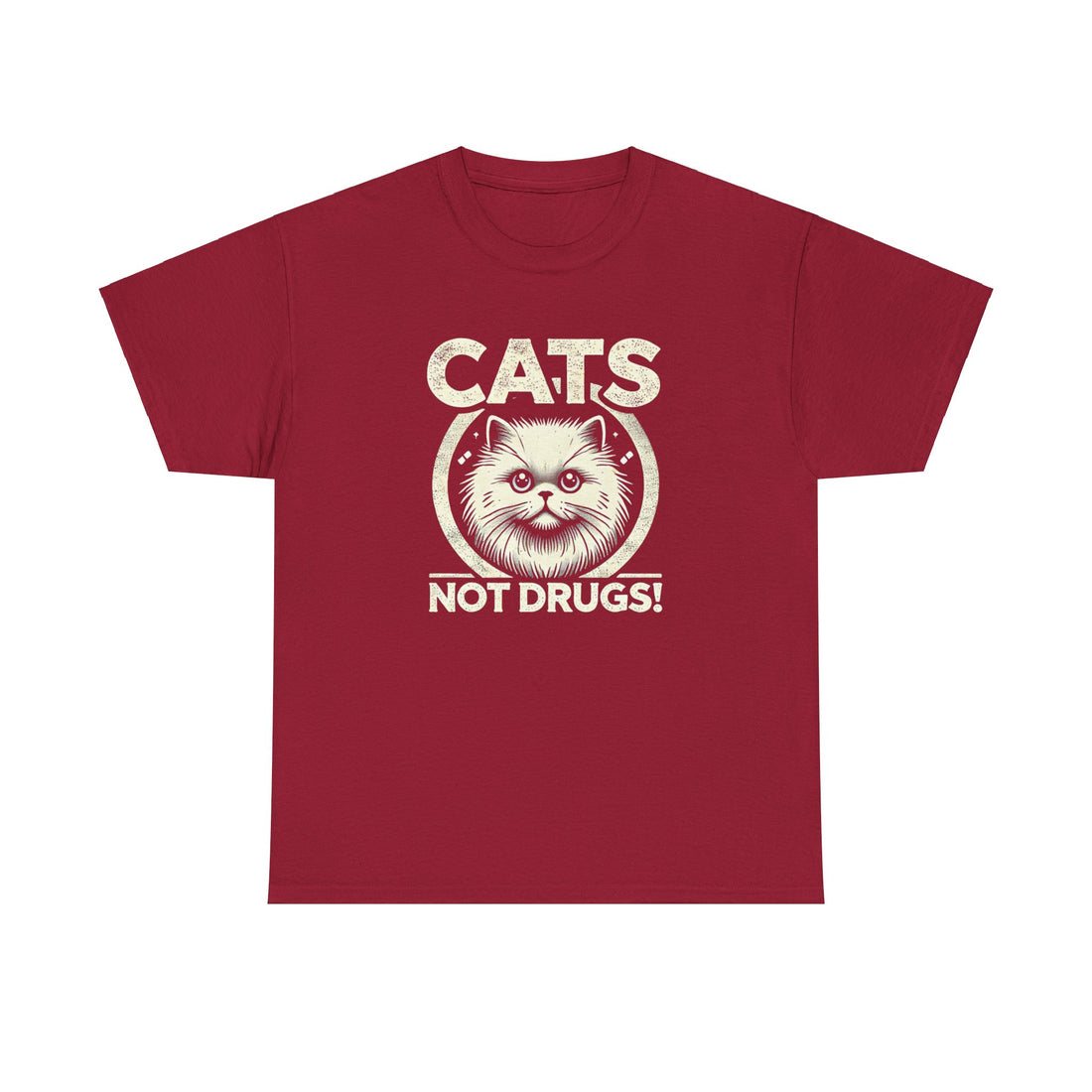Cats Not Drugs T-Shirt - Graphic T-Shirt from Tee Utopia